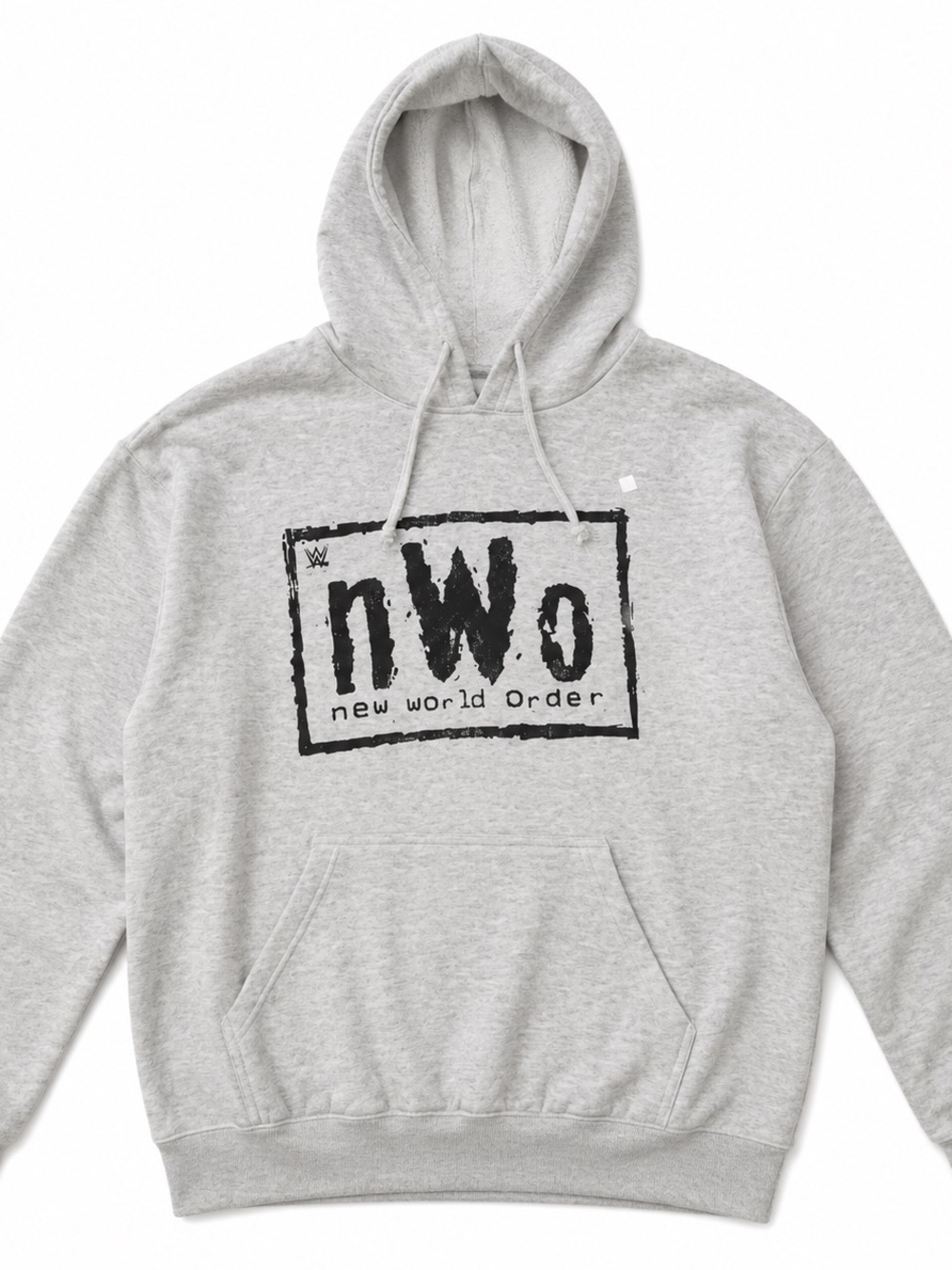 WWE nWo Heather Gray Hoodie with Black Logo